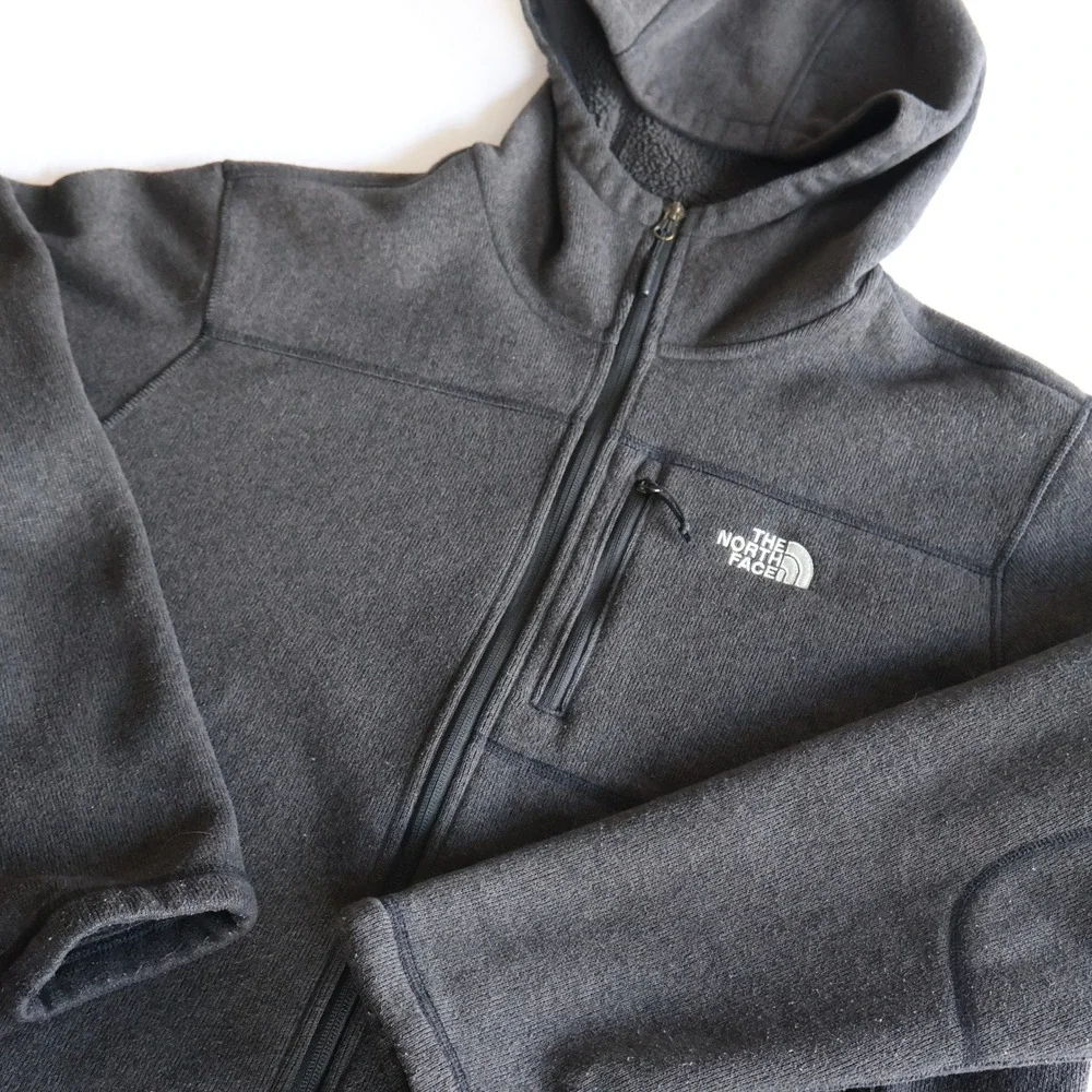 The North Face Gordon Lyons Hoodie Dark Grey Men's XXL Full Zip Outdoor